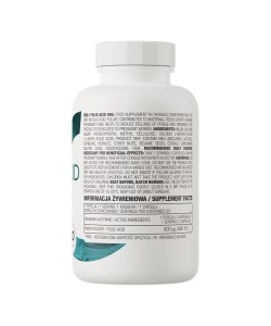 OstroVit Folic Acid 800 60 капсул, фолієва кислота