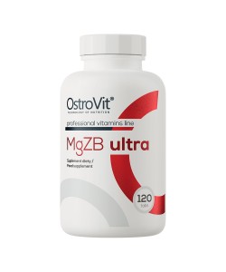 OstroVit MgZb Ultra 120 таблеток, магній, цинк та вітамін В6