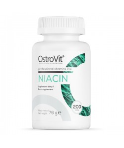 OstroVit Niacin 200 таблеток, вітамін B3 