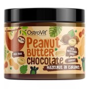OstroVit Peanut Butter Chocolate + Hazelnuts in Caramel 500 g