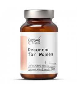 OstroVit Pharma Decorem For Women 60 капсул, комплекс вітамінів, мінералів, екстрактів і амінокислот