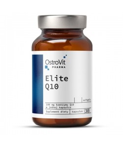 OstroVit Pharma Elite Q10 30 капсул, 100 мг коензиму Q10, серії еліт