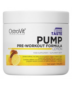 OstroVit PUMP Pre-Workout Formula 300 грам, предтренировочний комплекс