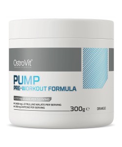 OstroVit PUMP Pre-Workout Formula 300 грам, предтренировочний комплекс