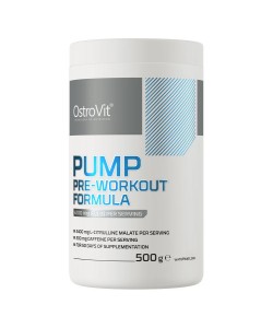 OstroVit PUMP Pre-Workout Formula 500 грам, предтренировочний комплекс