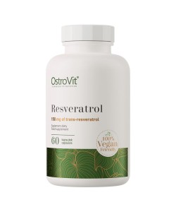 OstroVit Resveratrol Vege 60 капсул, ресвератрол 