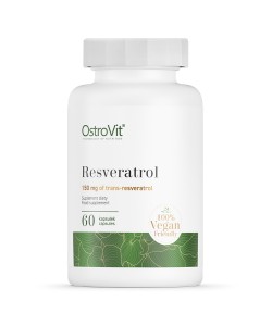 OstroVit Resveratrol Vege 60 капсул, ресвератрол 