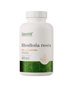 OstroVit Rhodiola Rosea Vege 60 капсул, экстракт корня родиолы розовой