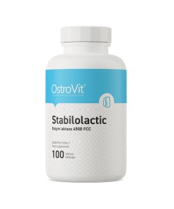 OstroVit Stabilolactic 100 таблеток, фермент лактаза