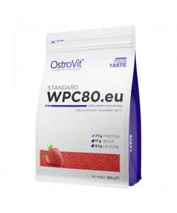 OstroVit Standart WPC80.eu 900 грам, сироватковий протеїн