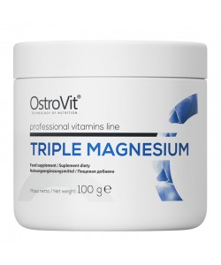 OstroVit Triple Magnesium 100 грамм, цитрат, лактат и карбонат магния