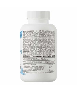 OstroVit Triple Magnesium + B6 P-5-P 90 капсул, магний в форме цитрата, карбоната и лактата 