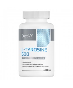OstroVit L-Tyrosine 500 mg 120 капсул, амінокислота l-тирозин