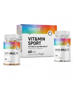 OstroVit Vit&Min Sport 60 капсул, вітаміни та мінерали