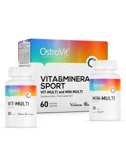 OstroVit Vit&Min Sport 60 капсул, вітаміни та мінерали