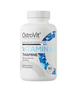 OstroVit Vitamin B1 Thiamine 60 капсул, вітамін В1