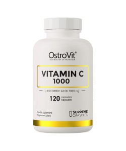 OstroVit Vitamin C 1000 mg 120 капсул, вітамін С