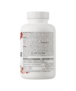 OstroVit Vitamin D3 4000 + K2 100 таблеток, витамин Д3 + К2