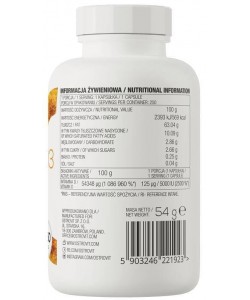 OstroVit Vitamin D3 5000 IU 250 капсул, жирорастворимый витамин Д 