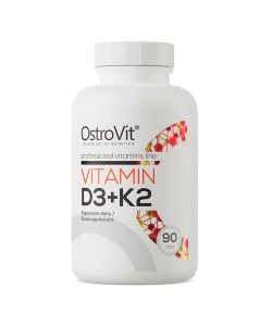 OstroVit Vitamin D3+K2 MK-7 90 таблеток, вітамін Д3 + К2