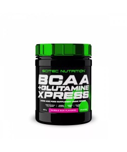 Scitec BCAA + Glutamine Xpress 300 грамм, комбинация аминокислот BCAA и L-глютамина с добавлением таурина