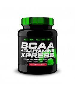 Scitec Nutrition BCAA + Glutamine Xpress 600 грамм, комбинация аминокислот BCAA и L-глютамина с добавлением таурина
