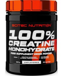 Scitec Nutrition 100% Creatine Monohydrate 300 грам, моногидрат креатину