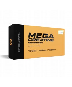 Scitec Nutrition Mega Creatine 120 капсул, моногідрат креатину в капсулах