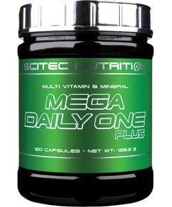 Scitec Nutrition Mega Daily One Plus 120 капсул, витаминно-минеральный комплекс