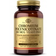 Solgar Chromium Polynicotinate 200 mcg 100 caps