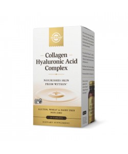 Solgar Collagen Hyaluronic Acid 30 таблеток, колагеновий комплекс із гіалуроновою кислотою та вітаміном С