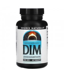 Source Naturals DIM 200 мг 60 таблеток, дііндолілметан