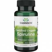 Swanson Certified Organic Spirulina 500 mg 180 tabs