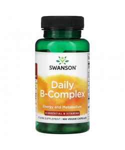 Swanson Daily B-Complex 100 капсул, комплекс вітамінів групи B