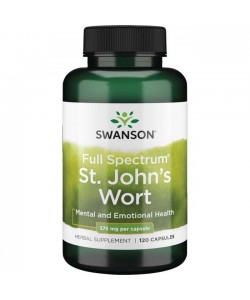 Swanson Full Spectrum St. John's Wort 375 mg 120 капсул, звіробій