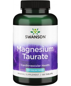 Swanson Magnesium Taurate 120 таблеток, магній таурат