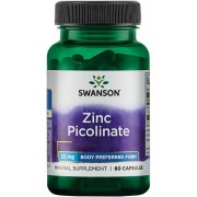 Swanson Zinc Picolinate 22 mg 60 caps