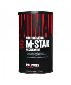 Universal Nutrition Animal M-Stak 21 пакетиков, негормональная анаболическая добавка