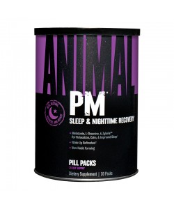 Universal Nutrition Animal PM 30 пакетиков, ночное анаболическое средство для восстановления