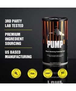 Universal Nutrition Animal Pump 30 пакетиків, передтренувальний комплекс