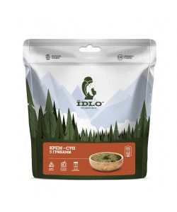  Крем-суп с грибами ЇDLO, изготовлен методом сублимации и сушки натуральных продуктов